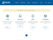 Tablet Screenshot of poltel.com
